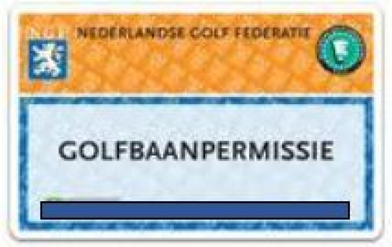 golfbaanpermissie afbeelding